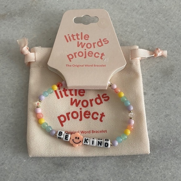 Little Word Project jewelry Be Kind bracelet pastel Smiley fashion jewelry New - Picture 7 of 7